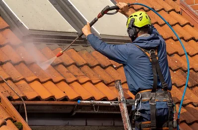 Démoussage et hydrofuge de toiture à Éteignières